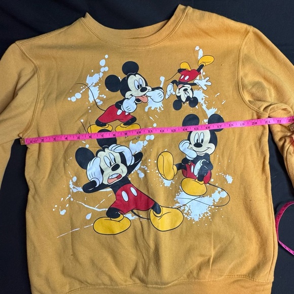 Disney Mickey Mouse Men's Sweater - Mustard - Picture 4 of 6